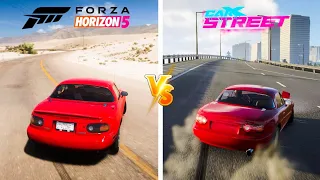 Forza Horizon 5 vs CarX Street - Physics and Gameplay Comparison