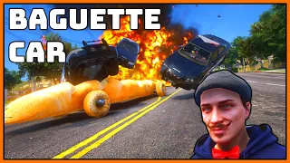 GTA 5 Roleplay - THE BAGUETTE CAR DOES CRIME !