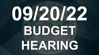 09/20/2022 - Brevard County Commission Budget Hearing