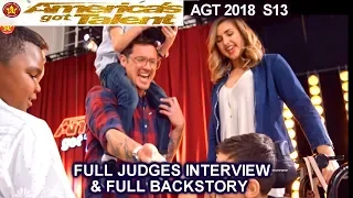 Michael Ketterer Golden Buzzer Judges Interview &FULL BACKSTORY America's Got Talent 2018 Auditions