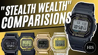 Comparing the G-Shock “Stealth Wealth” to G-Shocks and AliExpress Kits ⌚↔️⌚