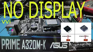 ASUS PRIME A320M K NO DISPLAY PROBLEM FIX | ASUS A320M K NO DISPLAY PROBLEM SOLUTION