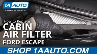 How to Replace Cabin Air Filter 08-12 Ford Escape