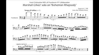 Marshall Gilkes' solo on 'Bohemian Rhapsody' (Transcription)