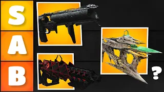 Every EXOTIC Kinetic Weapon RANKED by a Slightly Above Average Player...