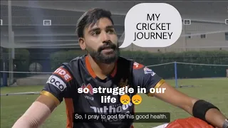 Mohammed Siraj —Cricket Journey || interview With Mohammed Siraj.