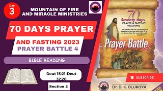 MFM 70 DAYS PRAYER AND FASTING BIBLE READING SECTION 2 DAY 2