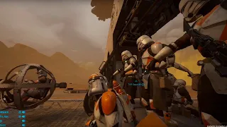 Clones Battle on Tatooine | Galactic Contention Star Wars Gameplay