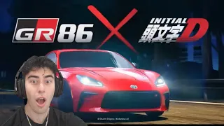 GR86 x Initial D TRAILER | Reaction