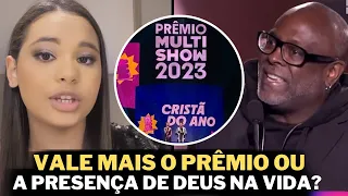 Maria Marçal fala após Kleber Lucas ganhar Prêmio Multishow na categoria "cristã do ano"