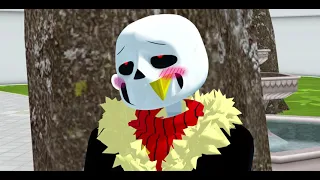 (MMD SANS AUS SHIP X OC) kiss the girl and RPG meme (thank you for 50 SUBS)