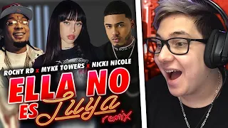 REACCION A NICKI NICOLE x MYKE TOWERS x ROCHY RD: "ELLA NO ES TUYA (REMIX)"