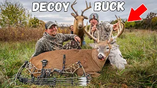 BIG BUCK with a DECOY!!! (October Bowhunting on Public Land)