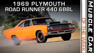 1969 1/2 Plymouth Road Runner A12 Six Barrel: Muscle Car Of The Week Video Episode 237