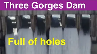 China Three Gorges Dam ● full of holes ● March 25, 2022  ●Water Level and Flood