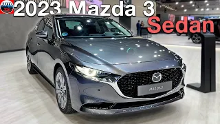 NEW 2023 Mazda 3 Sedan - Visual REVIEW interior, exterior