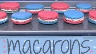 DIY French Macarons - July 4th Recipe | SoCraftastic