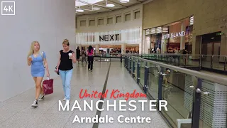 Manchester Arndale Centre Walking Tour 4K - Shopping Mall - Mall Tour (60fps)