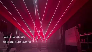 15w rgb ILDA DMX laser for outdoor concert event disco clubs