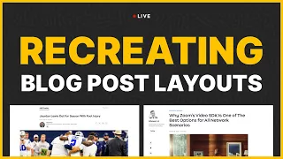 Creating Blog Posts Layouts with GeneratePress & GenerateBlocks (LIVE)