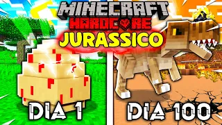 🦖SOBREVIVÍ 100 Días SIENDO un DINOSAURIO! en Minecraft HARDCORE #100dias #jurassicworld