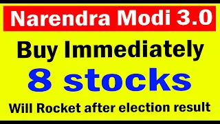 Modi ki guarantee | Buy only 8 stocks in this dip | Best stocks to buy before election result