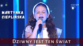 🖤"Dziwny jest ten świat" | Martyna Cieplińska😱(Koncert TVP1 "Nikt nie może ocalić się sam")