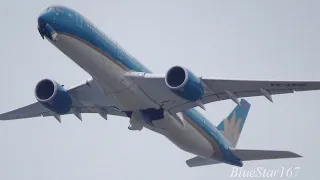 Vietnam Airlines Airbus A350-900 (VN-A895) takeoff from KIX/RJBB (Osaka - Kansai) RWY 06R