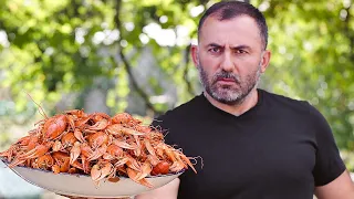 Fried Crayfish - The Best Cooking Recipe | GEORGY KAVKAZ