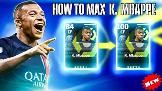 Max rating of K. MBBAPE ! How to train! How to upgrade k.mbappe in efootball 2024#pes