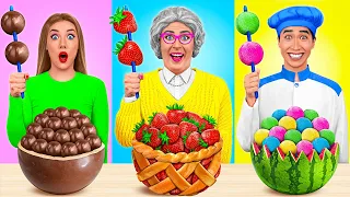 Reto De Cocina Yo vs Abuela | Impresionante Trucos de Cocina Multi DO Challenge