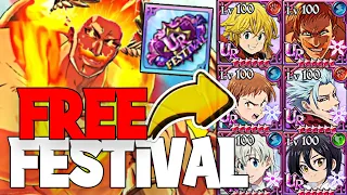 WHICH FREE FESTIVAL TOO CHOOSE WITH YOUR TICKET! Seven Deadly Sins: Grand Cross