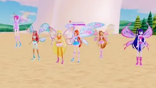 [Glam Magic Power] All Group Transformations Fairy Winx ! Gamepass !