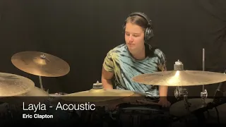 Layla Acoustic, Eric Clapton - Drum Cover