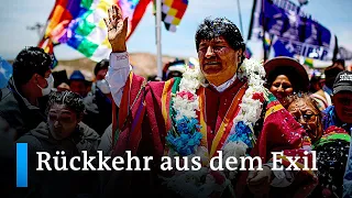 Ex-President Evo Morales kehrt zurück nach Bolivien | DW Nachrichten