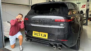 WE STRAIGHT PIPED THE 2023 V8 RANGE ROVER SPORT!