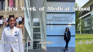 FIRST WEEK OF MEDICAL SCHOOL! | white coat ceremony + orientation