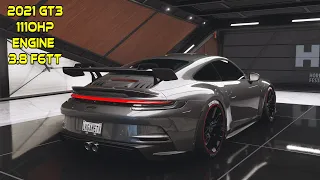 Porsche 911 Gt3 1110Hp - Customization & Top Speed Test | Forza Horizon 5