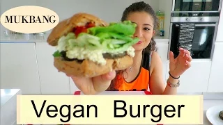 Веганский Бургер | Mukbang | Homemade Vegan Burger