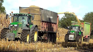 Mais 2022  : John Deere 9900i | John Deere 7R350 | Carsten Meyer | JCB and Claas loaders | JD 6250R