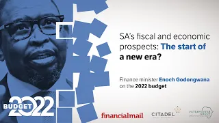 WEBINAR | Enoch Godongwana on SA's fiscal future