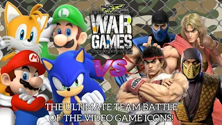 The Mario Bros. & Sonic Heroes vs. The Street Fighters & Mortal Kombat in a WARGAMES MATCH