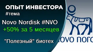 Novo Nordisk #NVO + 50% за 5 месяцев. Инвестиции в биотехи