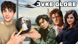 JVKE Spinning the Globe to find his next music collab | YT Short Compilation