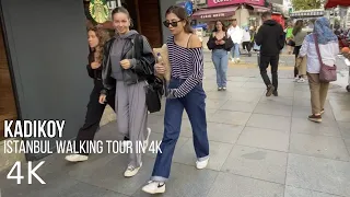 Kadikoy Walking Tour 4K | Istanbul, Turkey October 2023