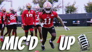 49ers Brandon Aiyuk Mic’d Up from Training Camp 🔥🔥🔥
