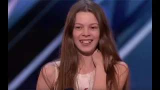 ‘America’s Got Talent’ 13 Year Old With Social Anxiety Turns Into Janis Joplin When She