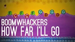 How Far I'll Go - Boomwhackers (without rhythm notation)