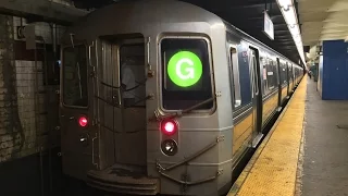 NYC Subway HD 60fps: Westinghouse Amrail R68 Howler 2862 LED Display Test Car On G Train 7/25/16