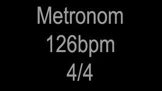 Metronom 126bpm 4/4